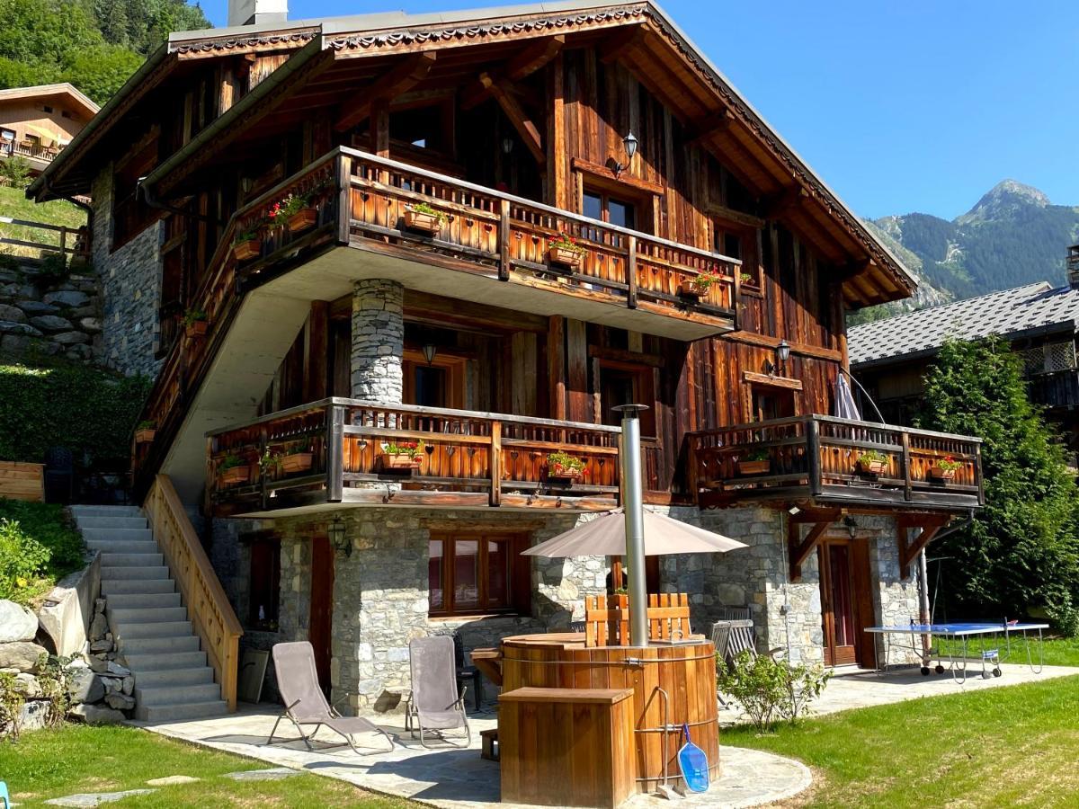 Chalet Des Trappeurs Coeur Vanoise 15 Persons Ла-Плань Экстерьер фото