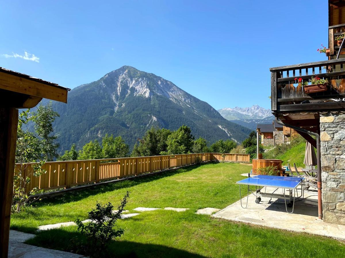Chalet Des Trappeurs Coeur Vanoise 15 Persons Ла-Плань Экстерьер фото