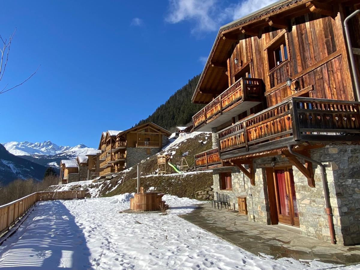 Chalet Des Trappeurs Coeur Vanoise 15 Persons Ла-Плань Экстерьер фото